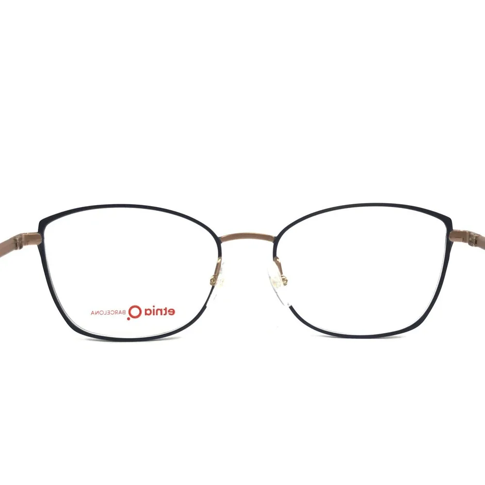 Etnia Barcelona Eyeglasses Frames DORIA BLPG Blue Pink Gold Cat Eye 55-18-142